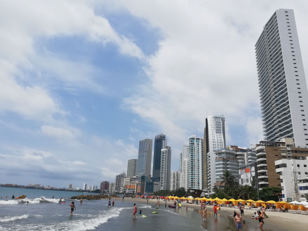 Cartagena, Bocagrande Spiaggia di Bocagrande Cartagena, Colombia