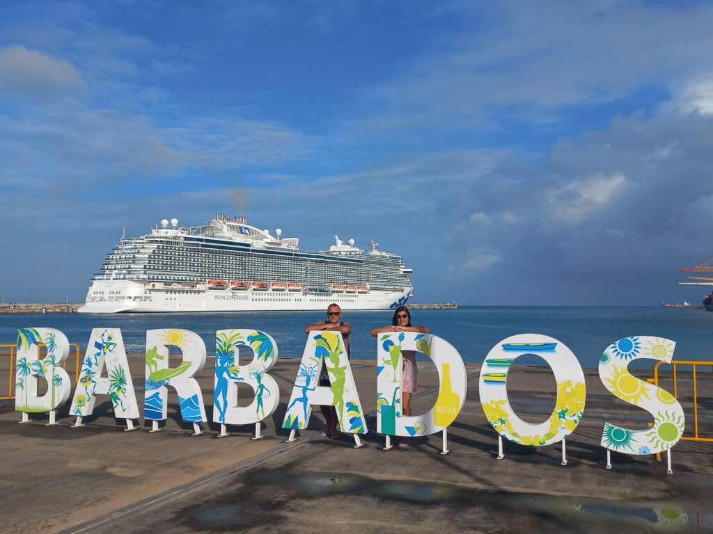 Barbados, Bridgetown cruise terminal con Sky Princess