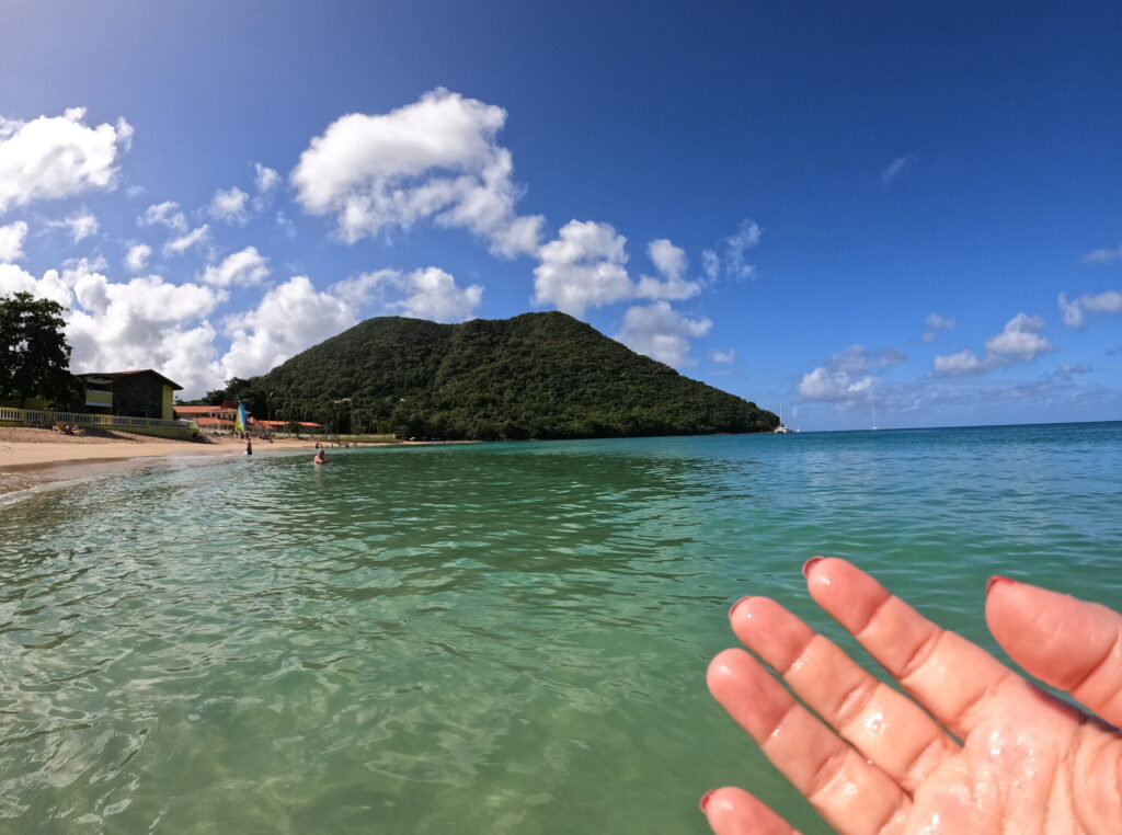 Santa Lucia Caraibi spiagge Reduit Beach nella Rodney Bay