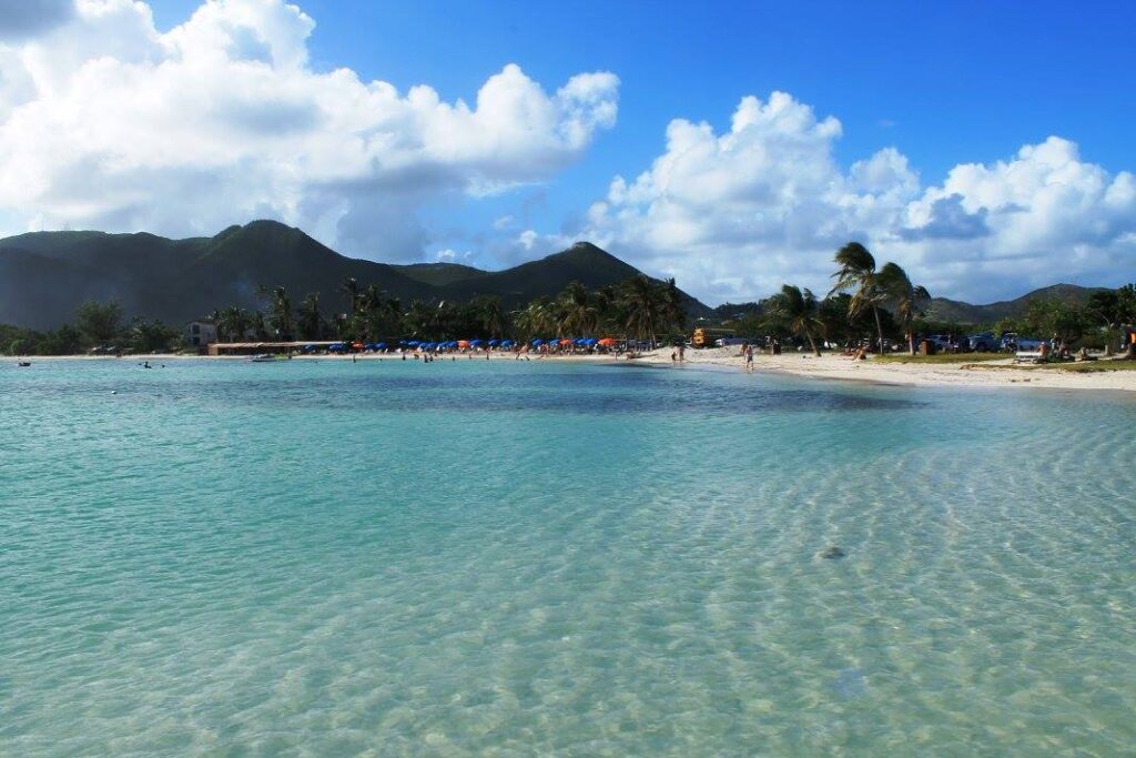 Saint Martin spiaggia di Galion Bay