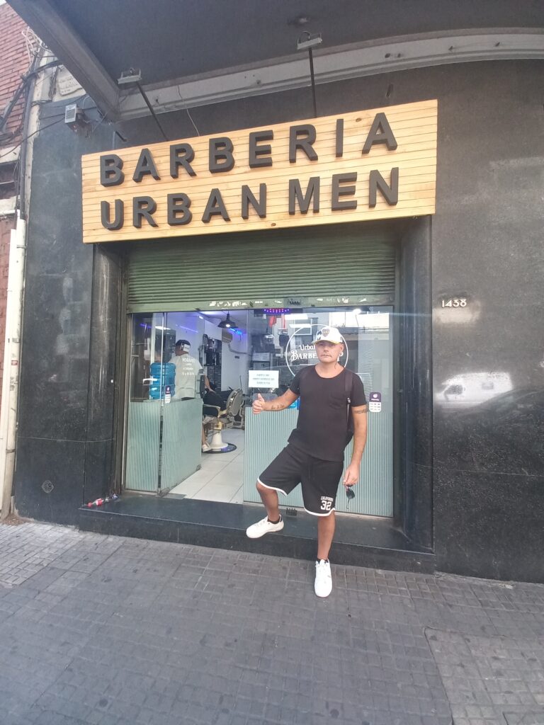 Taglio di capelli a Montevideo Uruguay, Barberia Urban Men