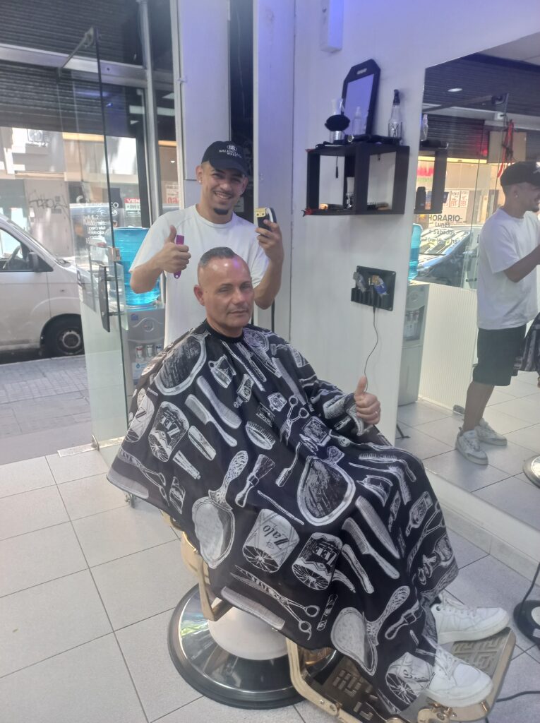 Taglio di capelli a Montevideo Uruguay, Barberia Urban Men