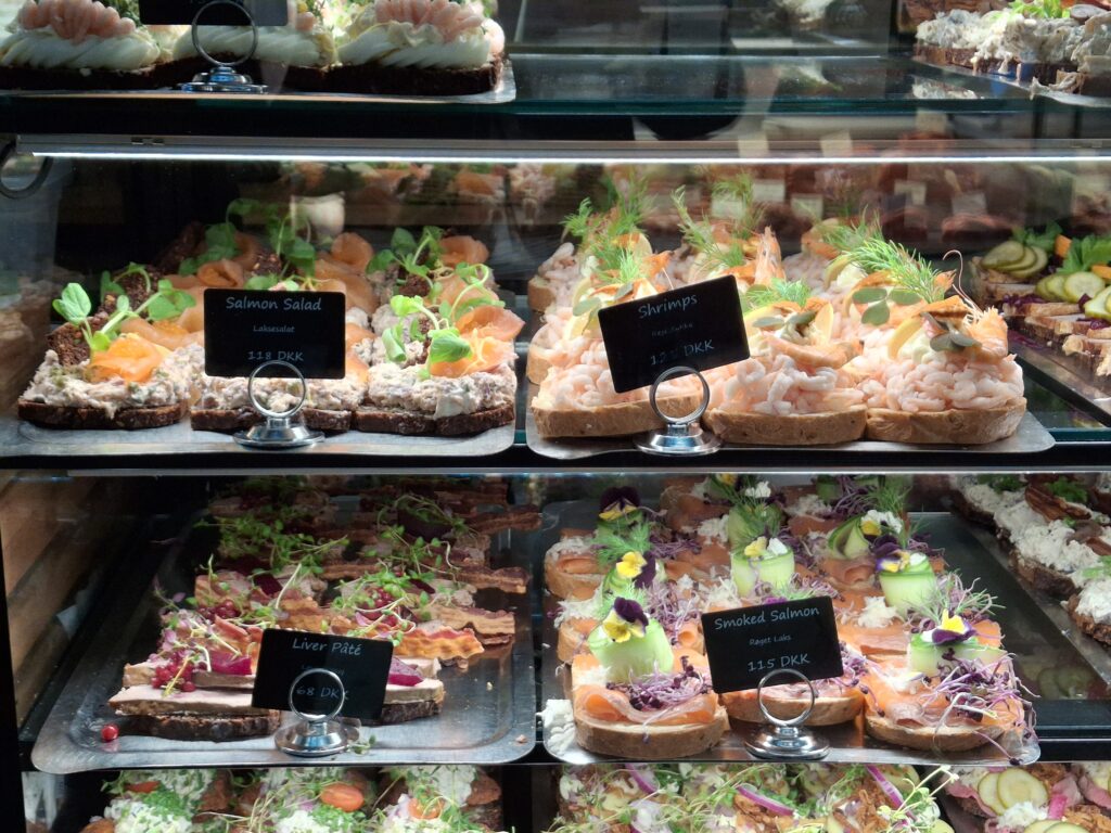 Smorrebrod al Mercato coperto di TorvehallerneKBH