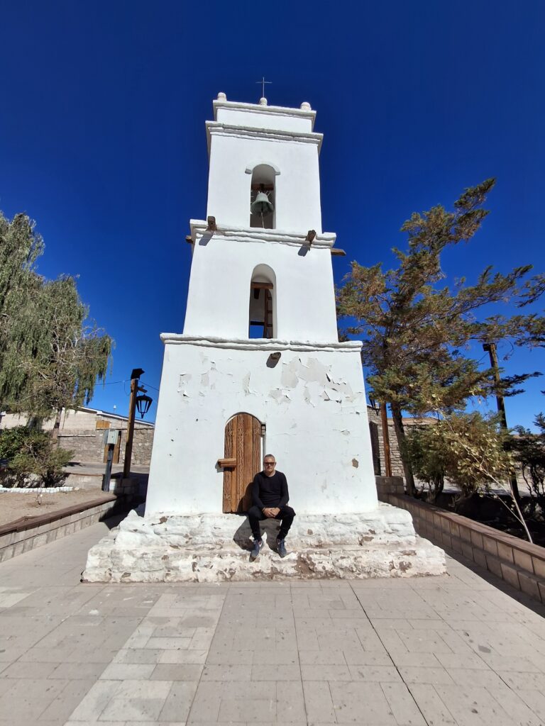 Campanile nel Pueblo di Toconao Cile