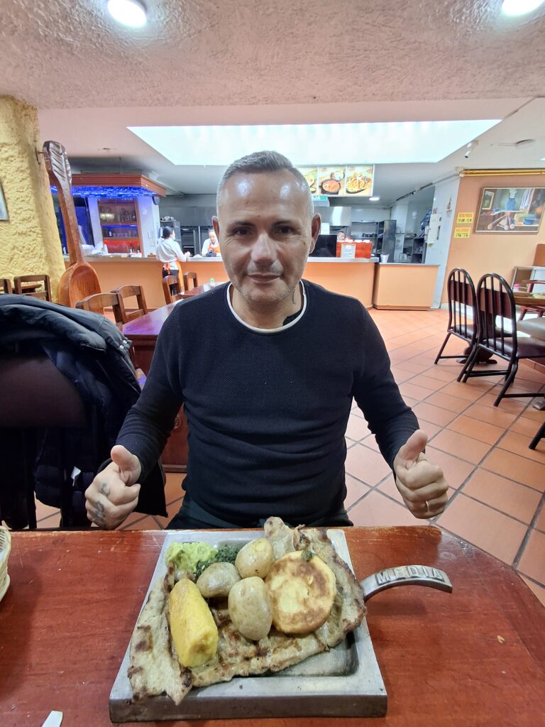 Piatto di carne in Colombia