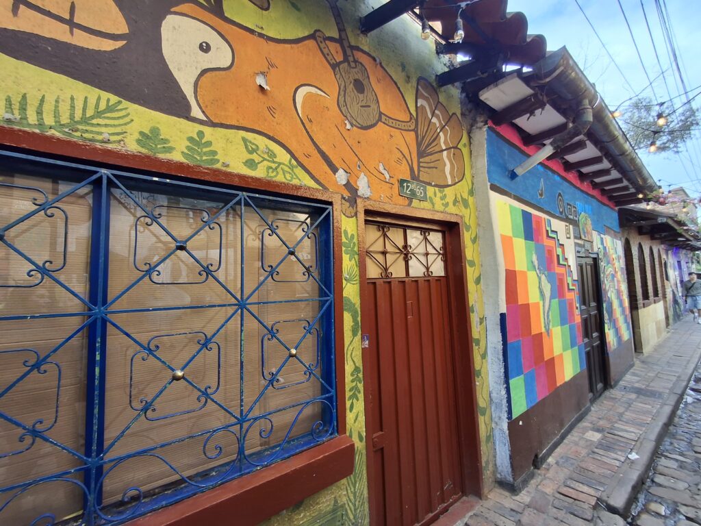 Murales nella Candelaria a Bogotà