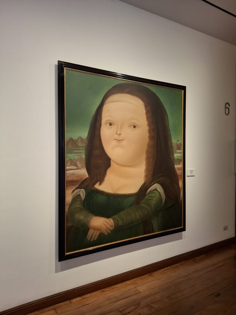 Museo di Botero quadro della "Gioconda in carne"
