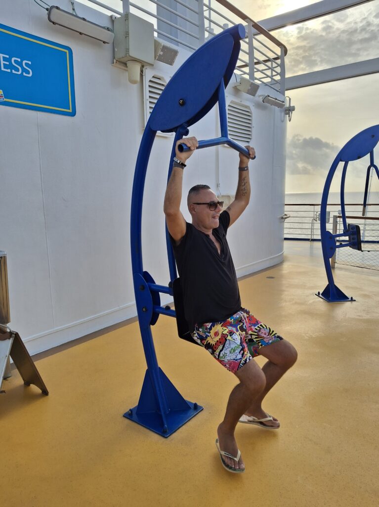 Attrezzi per esercizi su Carnival Horizon
