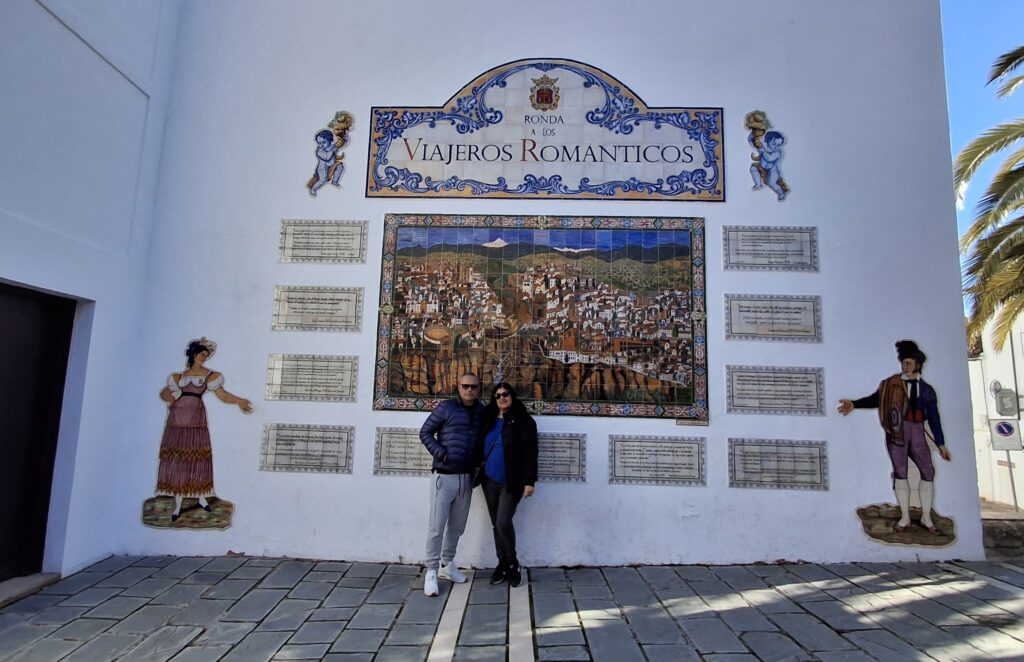 Murales del Viajeros Romanticos a Ronda