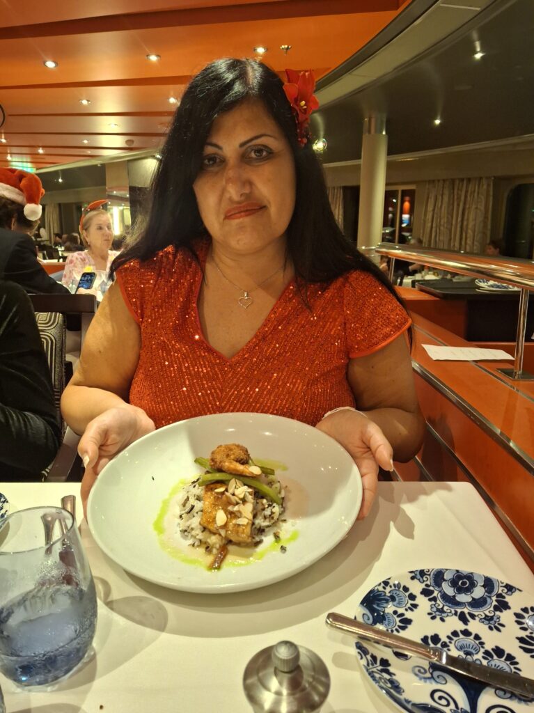 Cena di Natale su Nieuw Amsterdam Holland America