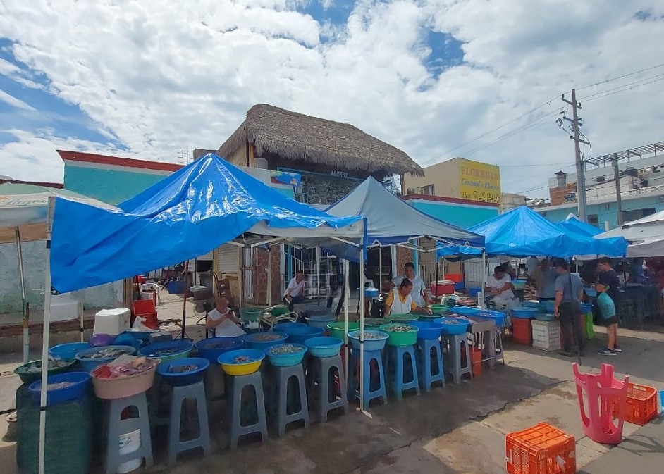 Las Changueras vendita di camarones Mazatlan