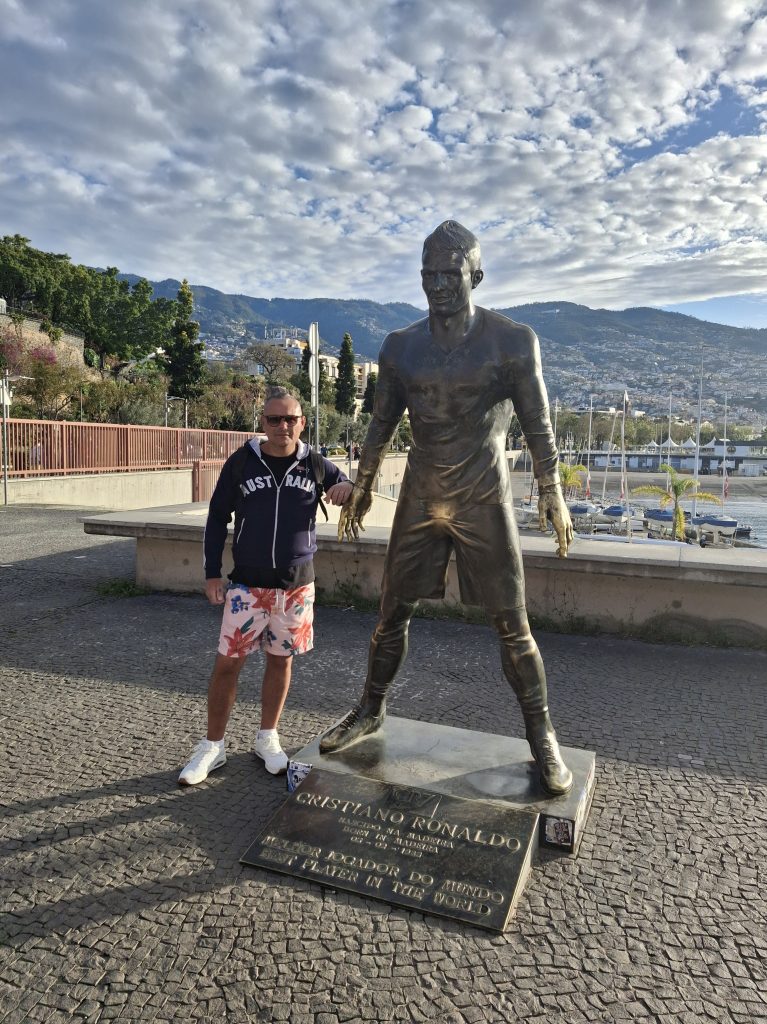 Statua di Cristiano Ronaldo a Funchal