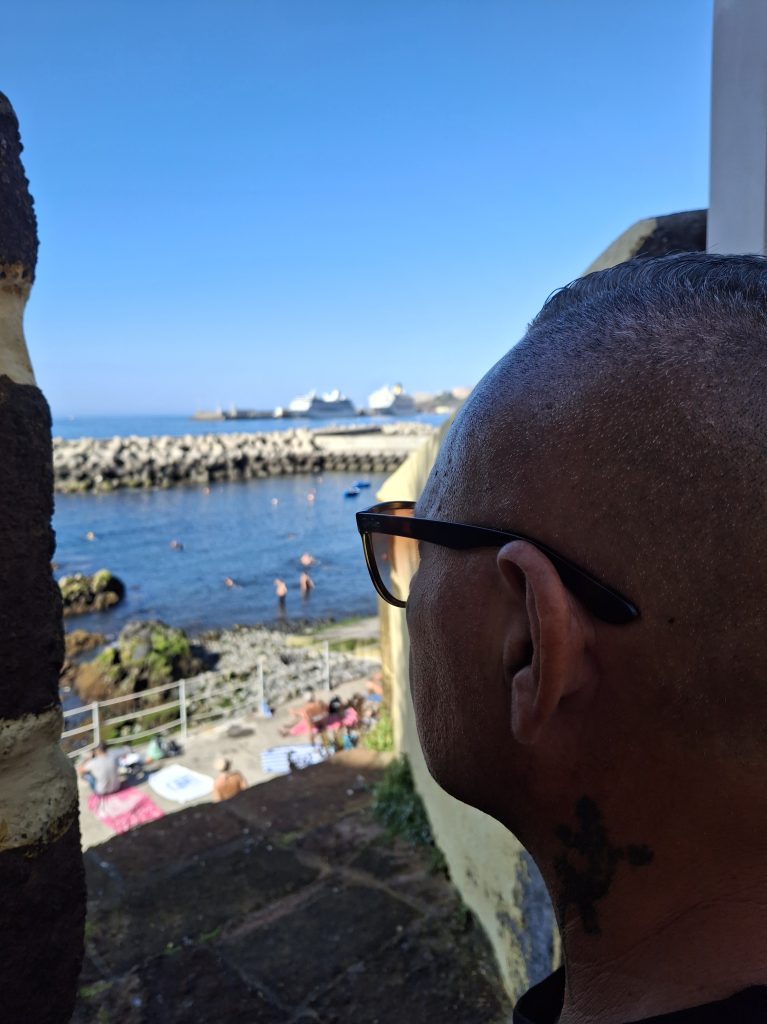 Veduta sul mare dal Forte Sao Tiago a Madeira