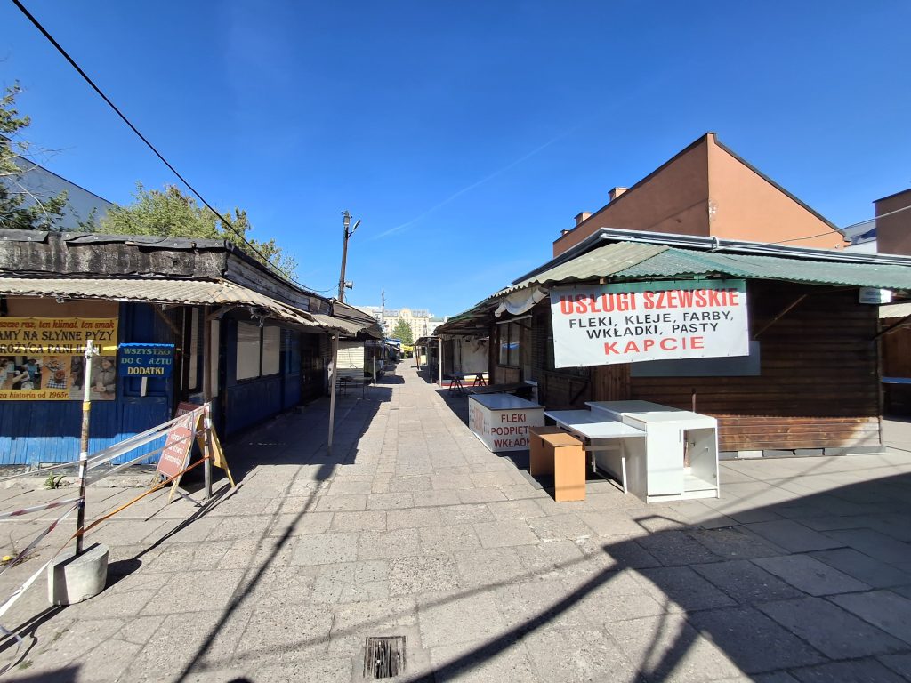 Bazar Rozyckiego nel quartiere Praga a Varsavia