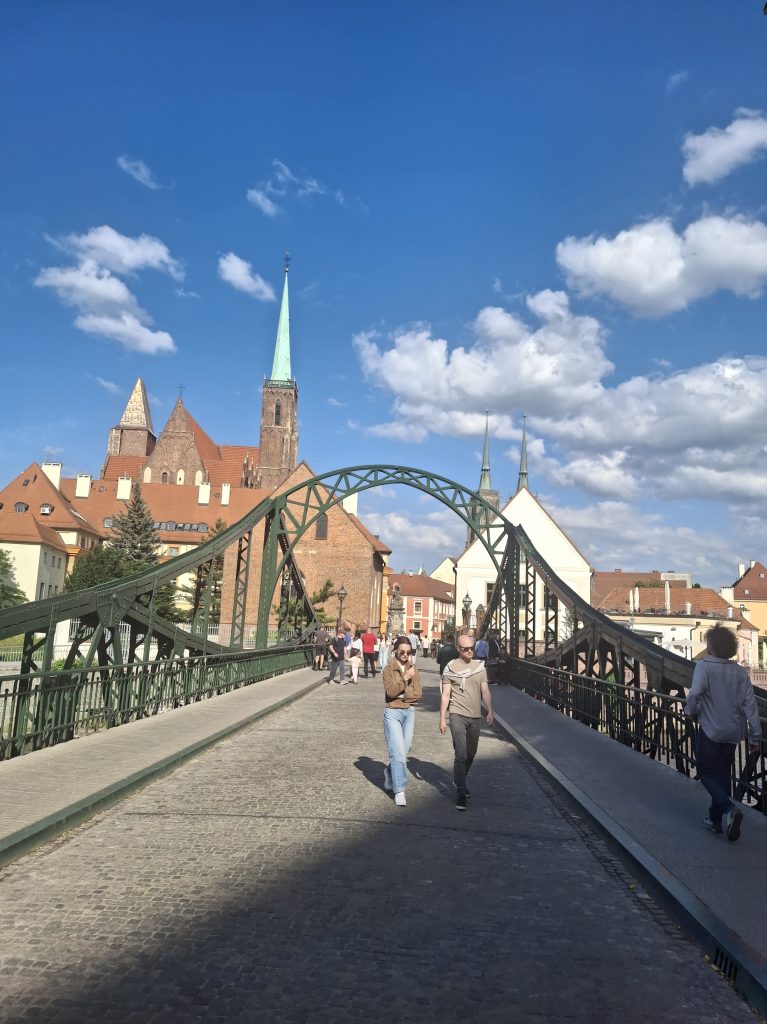 Ostròw Tumski e il ponte dell'amore a Wroclaw
