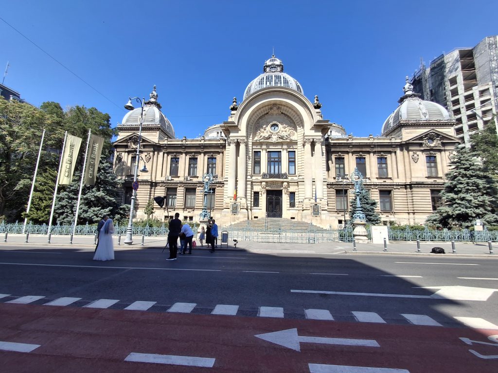 Palazzo CEC a Bucharest Romania