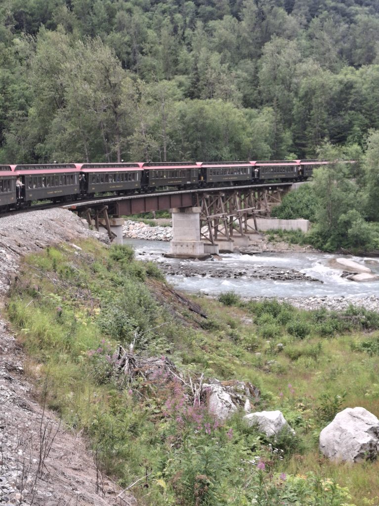 Il treno sul White Pass & Yukon Route